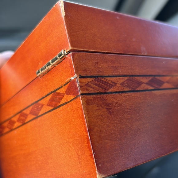 Jewelry Box Storage for Keys Closet Organizer Wooden Jewellery Container - Picture 8 of 8